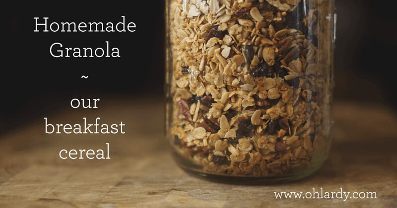 Granola – Our Breakfast Cereal