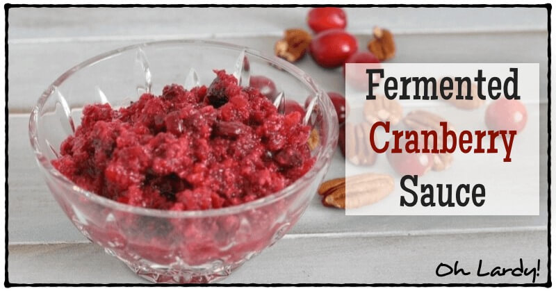 Fermented Cranberry Sauce