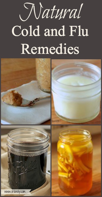 Natural Cold and Flu Remedies. These natural cold remedies will help you get through the winter! Support your immune system and ease your systems with these natural remedies! - www.ohlardy.com
