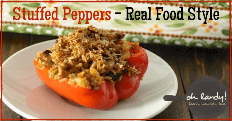 Stuffed Peppers - Real Food Style - www.ohlardy.com