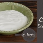 How to Make Your Own Cultured Sour Cream - www.ohlardy.com