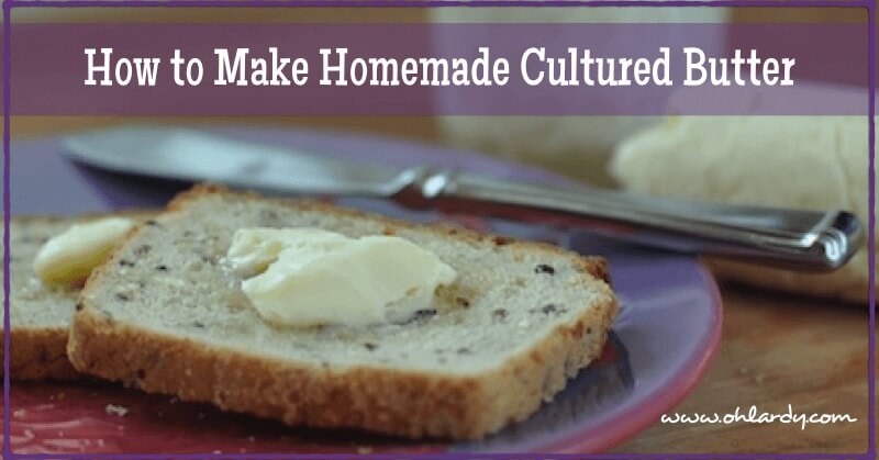 Making Cultured Butter…it’s so easy!!!