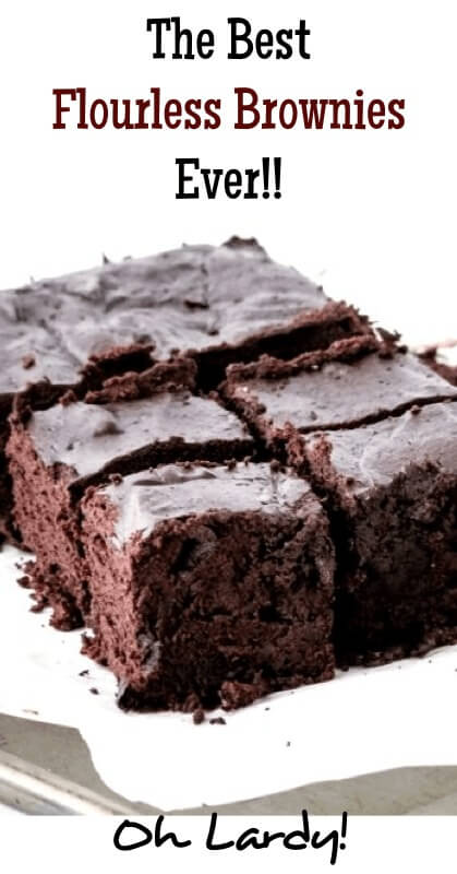 Flourless Brownies - www.ohlardy.com