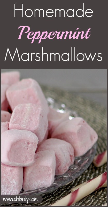 Homemade Peppermint Marshmallows - www.ohlardy.com