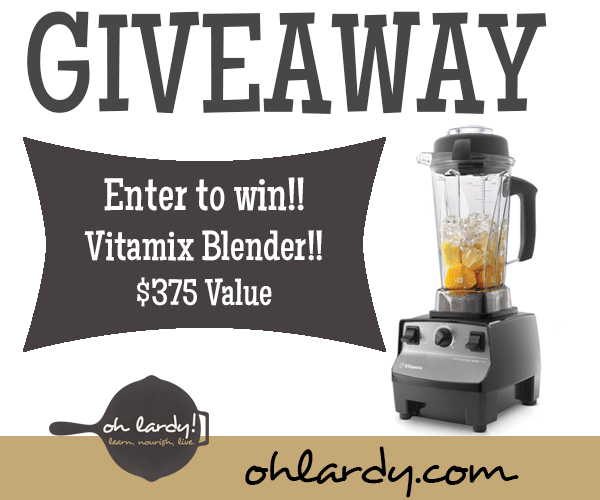 Winner Announced!  Happy New Year GIVEAWAY – a Vitamix!!