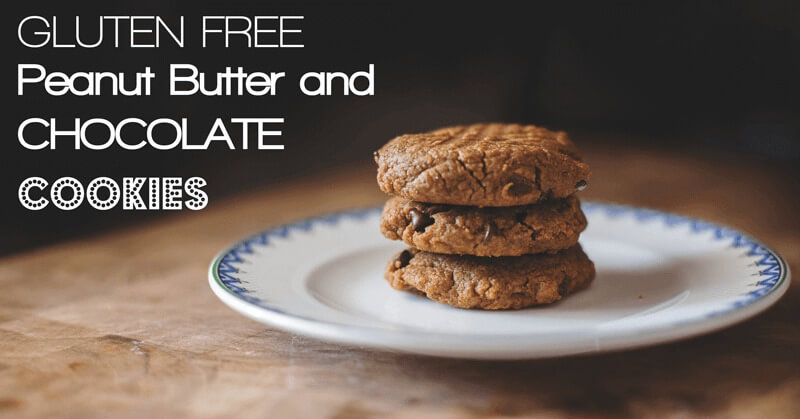 Gluten Free Peanut Butter and Chocolate Cookies