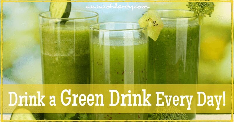 My Goal For the Month:  Green Drink EVERY Day!