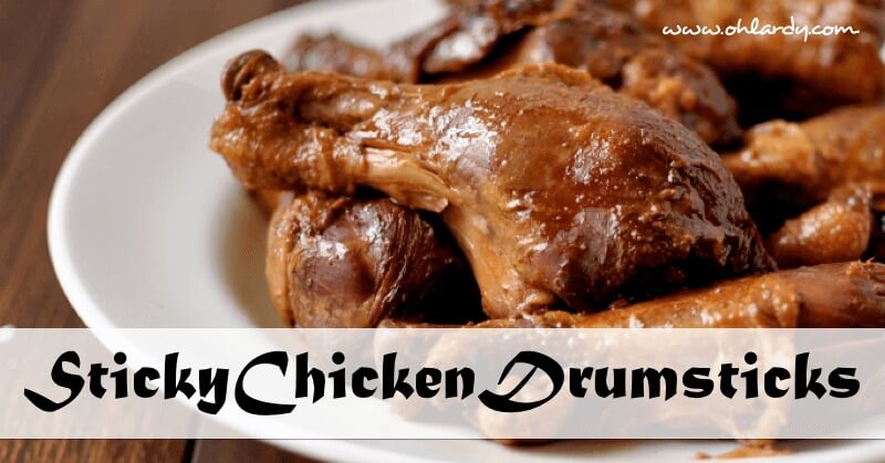 Sticky Chicken Drumsticks