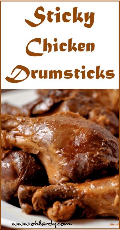 Sticky Chicken Drumsticks 