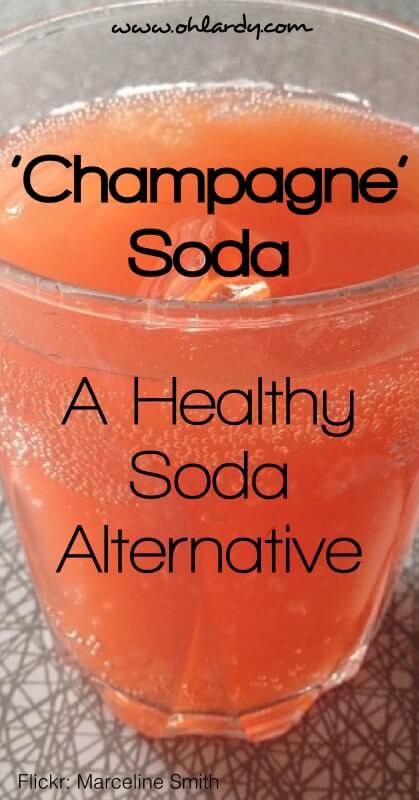 Champagne Soda - a healthy soda alternative