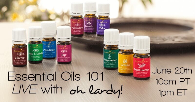 Essential Oils 101 – LIVE with Oh Lardy!