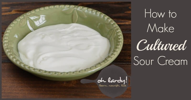 Homemade Sour Cream Recipe