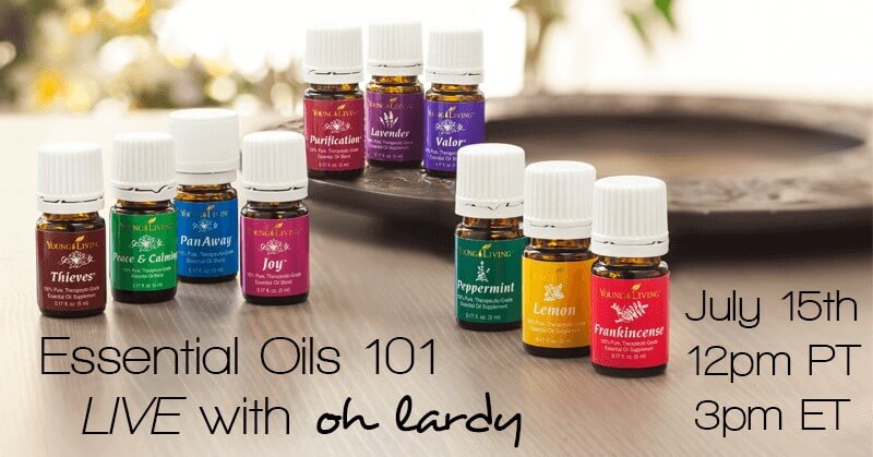 Essential Oils 101 LIVE: Thieves, Peppermint and Frankincense