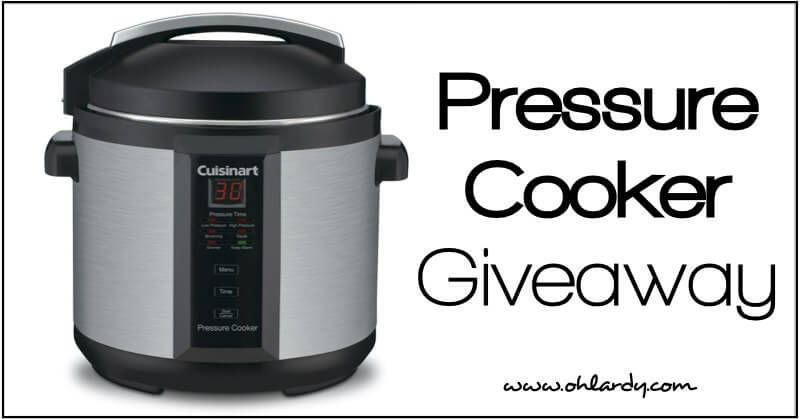 Flash Giveaway: Cuisinart Pressure Cooker