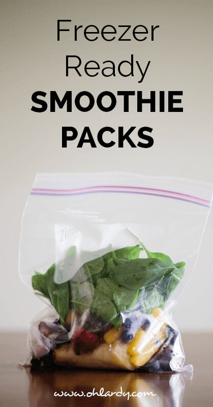 Freezer Packs for your Smoothie Recipes - ohlardy.com