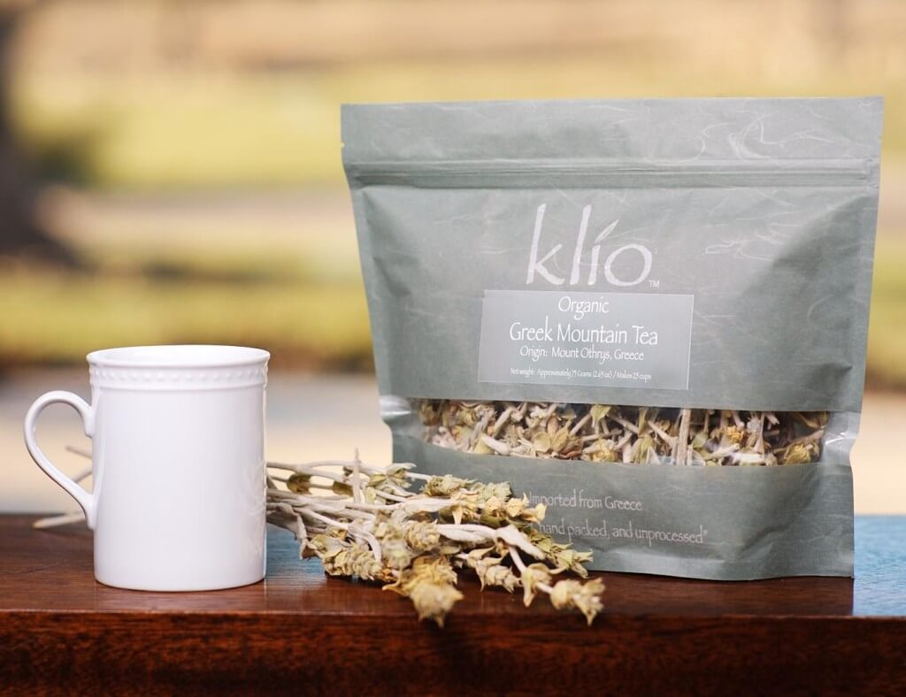Klio Greek Mountain Tea - organic, hand picked, crazy health benefits AND it tastes awesome!!