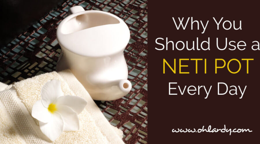 Why You Should Use a Neti Pot Every Day