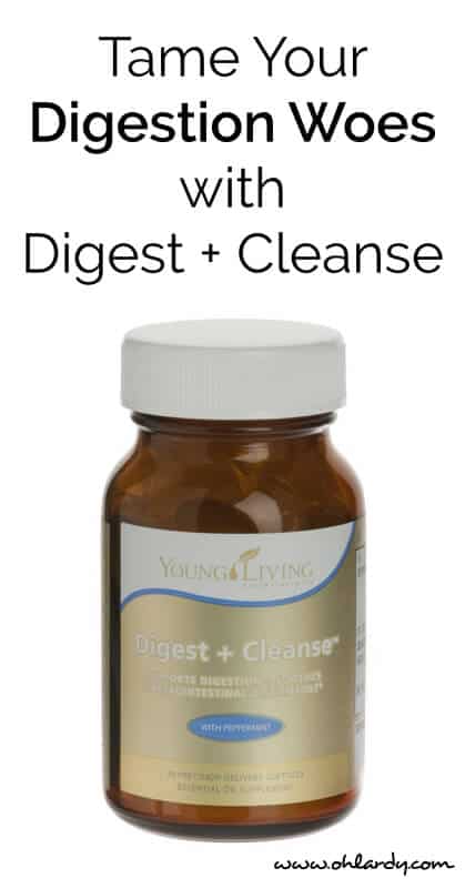 Digest + Cleanse Essential Oil Supplement - Young Living Essential Oils - tame your digestive ailments naturally