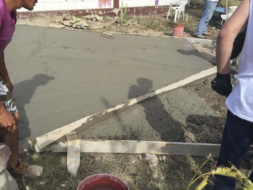 Mixing Concrete in Honduras - www.ohlardy.com