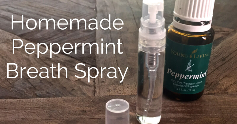 Homemade Peppermint Breath Spray