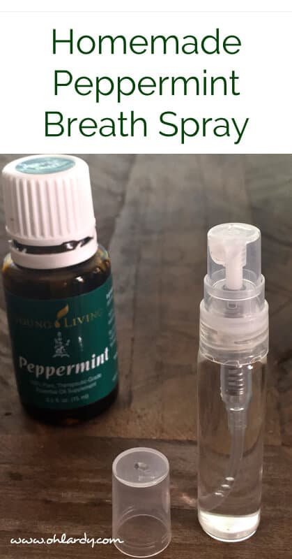 Homemade Peppermint Breath Spray