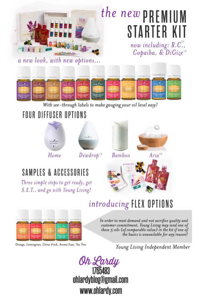 Young Living Essential Oils New Premium Starter Kit