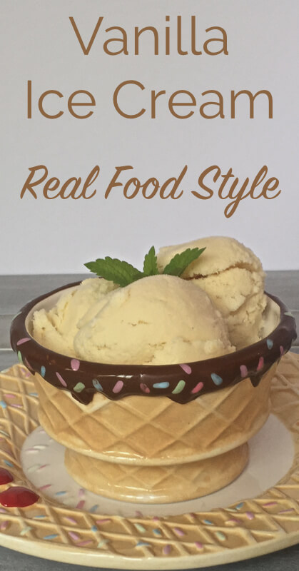 The Best Homemade Vanilla Ice Cream Recipe - Real Food Style - www.ohlardy.com