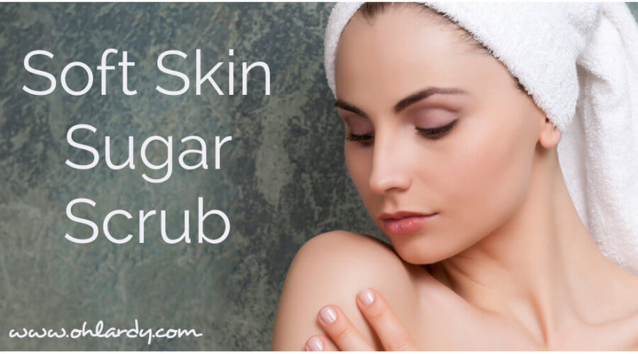 Soft Skin Sugar Scrub Recipe with Relaxing Essential Oils - www.ohlardy.com
