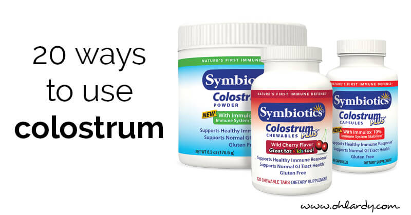 20 Ways to Use Colostrum