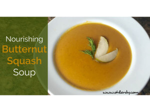 Nourishing Butternut Squash Soup Recipe