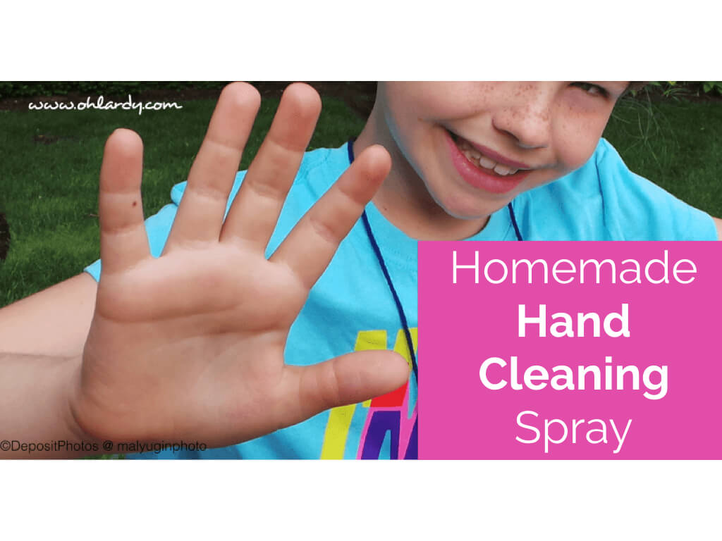 Homemade Hand Cleaning Spray Recipe