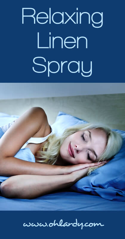 Linen Spray with Essential Oils - www.ohlardy.com
