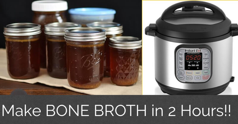 How to Make Bone Broth in 2 Hours in an Instant Pot