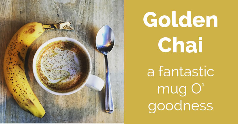 Golden Chai is a fantastic turmeric based chai that is incredibly nourishing and supports your healthy lifestyle!