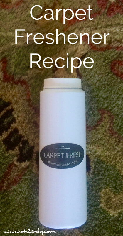 DIY Carpet Freshener Recipe